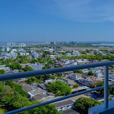 Apartamento View 17, Modern, 5 Min From Rafael Nuñez Airport Cartagena
